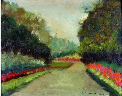 unknow artist Henri Royer Le Chemin